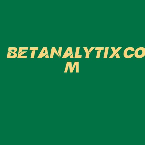 Logo da BETANALYTIXCOM