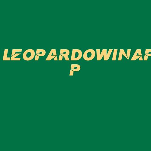 Logo da LEOPARDOWINAPP